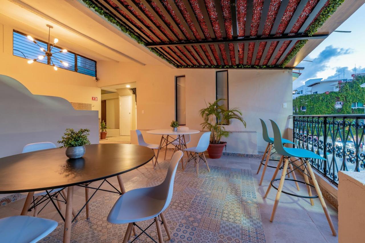 Hotel Brisas 5A Av, 신데 델 카르멘 외부 사진