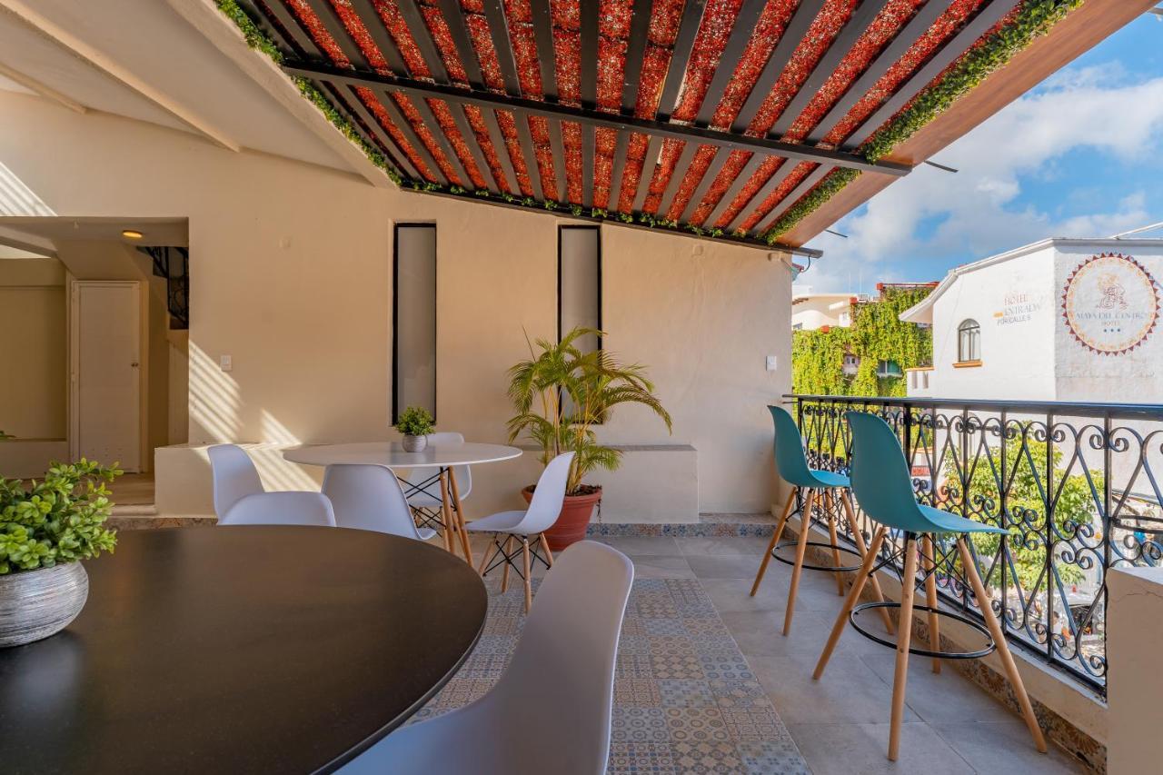 Hotel Brisas 5A Av, 신데 델 카르멘 외부 사진