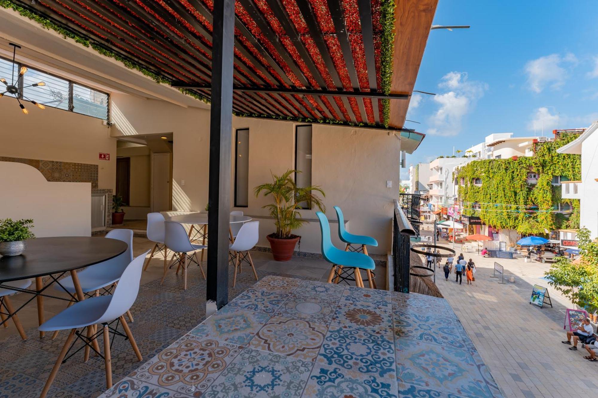Hotel Brisas 5A Av, 신데 델 카르멘 외부 사진